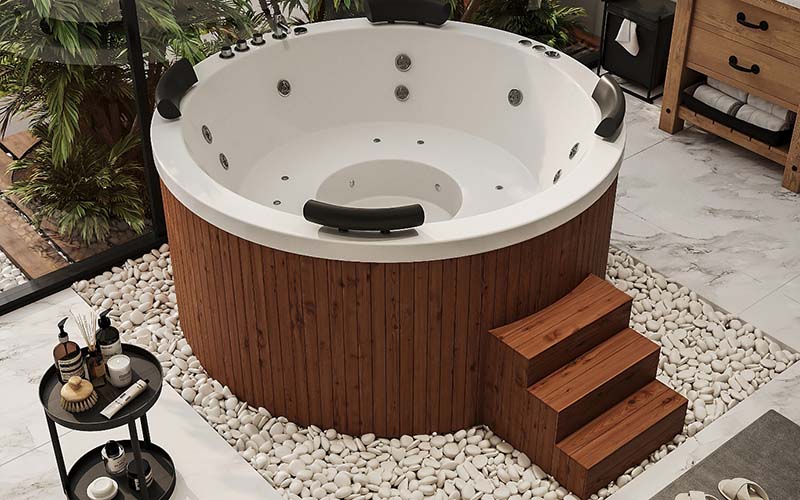جکوزی مناسب برای فضای کوچک