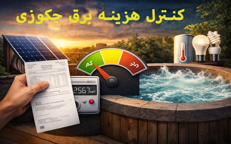 کاهش هزینه برق جکوزی