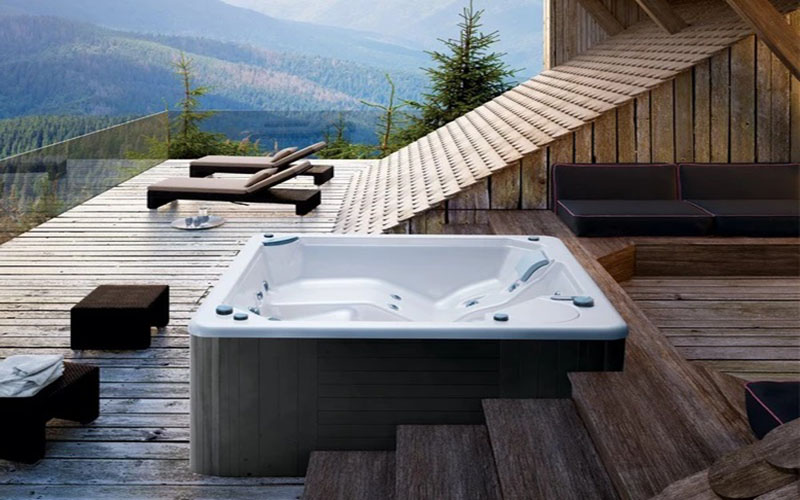 طراحی جکوزی برای تراس و بالکن آپارتمان